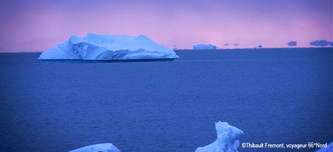 Photo d'icebergs