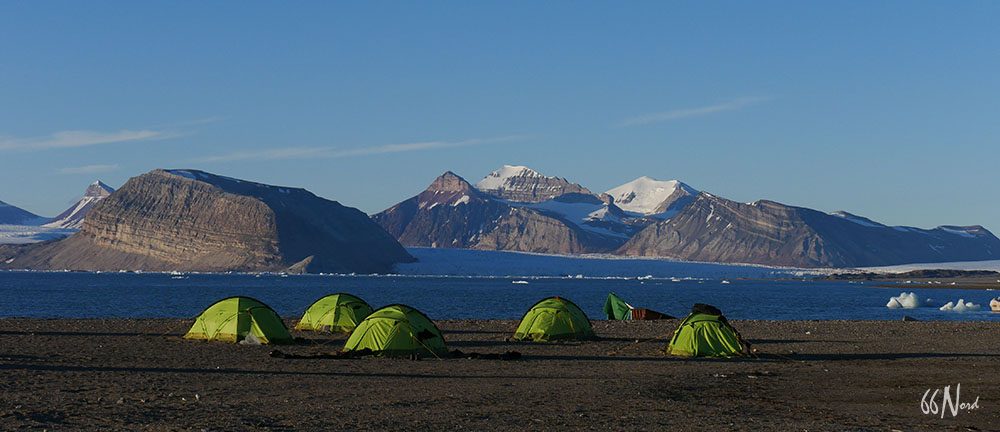 Camp au Svalbard 