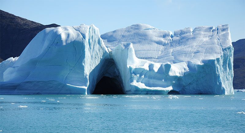 Iceberg du Groenland, dans la baie de disko