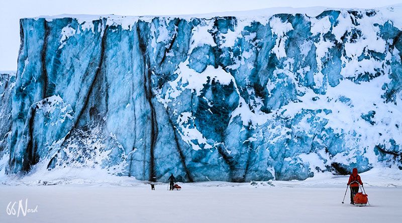 Glacier en arctique, Spitzberg, Svalbard 