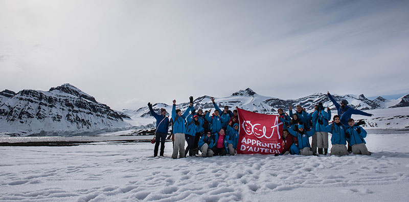 voyage pédagogique en Arctique, apprentis d'auteuil et 66°Nord 