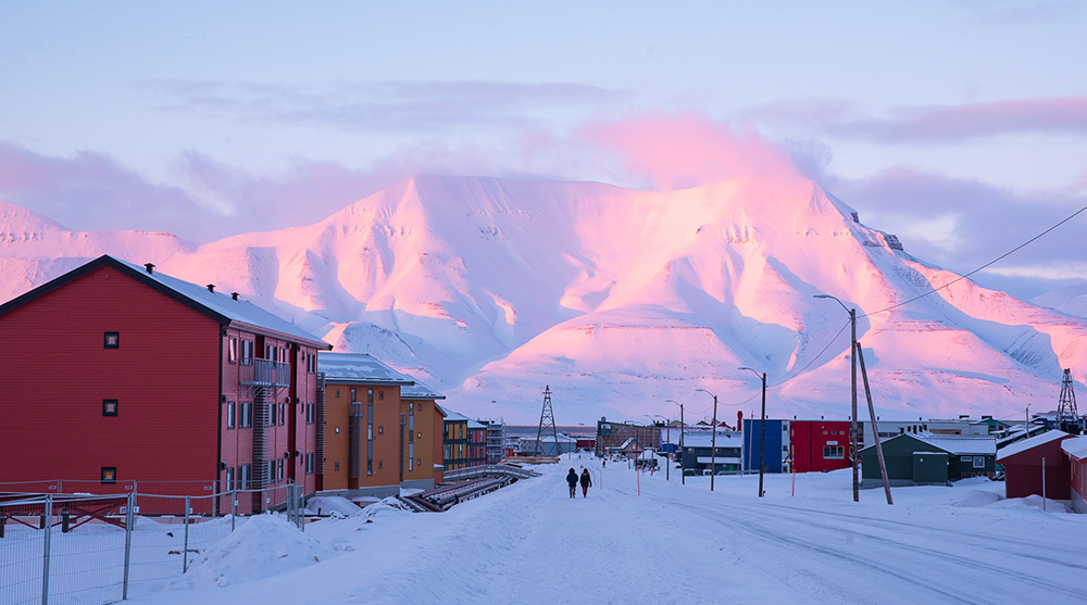 Longyeabyen, ville du Svalbard