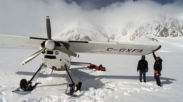 Avion des Icefields dans le Yukon
