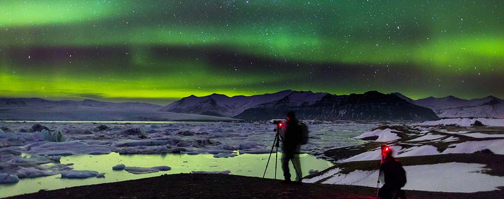 Observation d'aurores boréales en Islande, © Sigurdusson Ragnar 